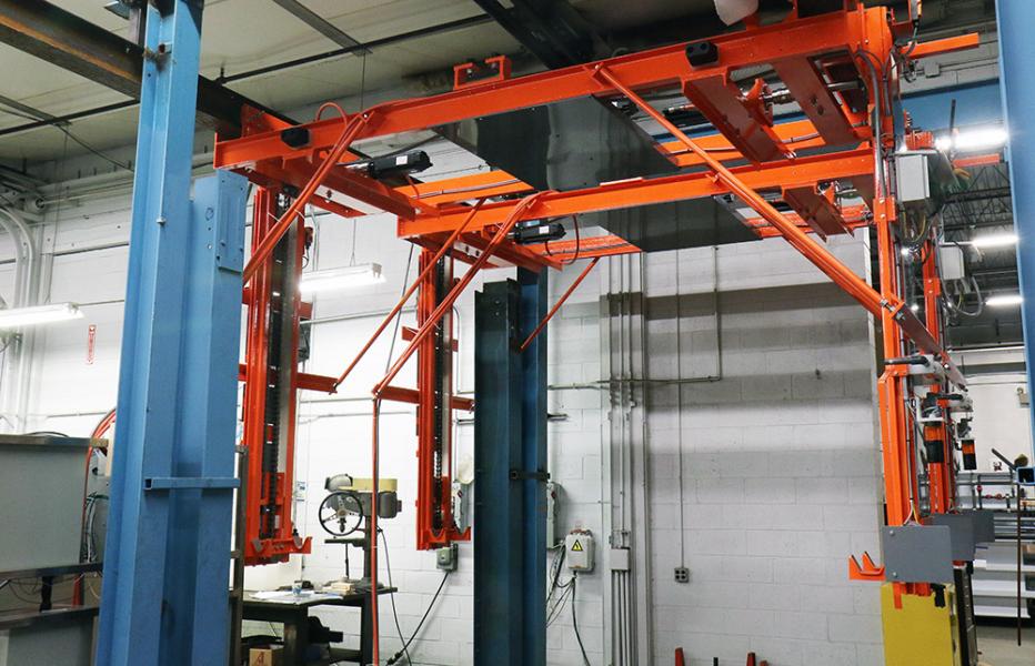 Overhead Style Hoist Systems | Automatic, Manual | Rack And Barrel ...